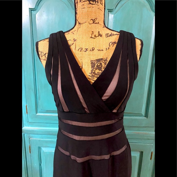 Night Way Collections Dresses & Skirts - Nightway Formal Black/Nude Formal Dress, NWOT